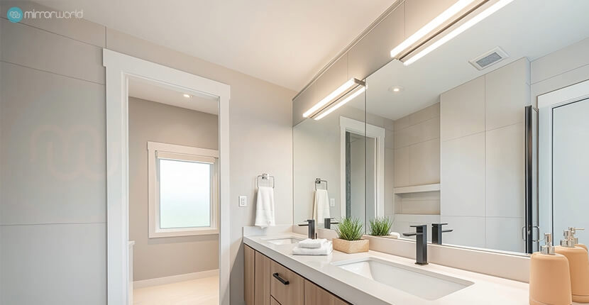 commercial bathroom mirrors